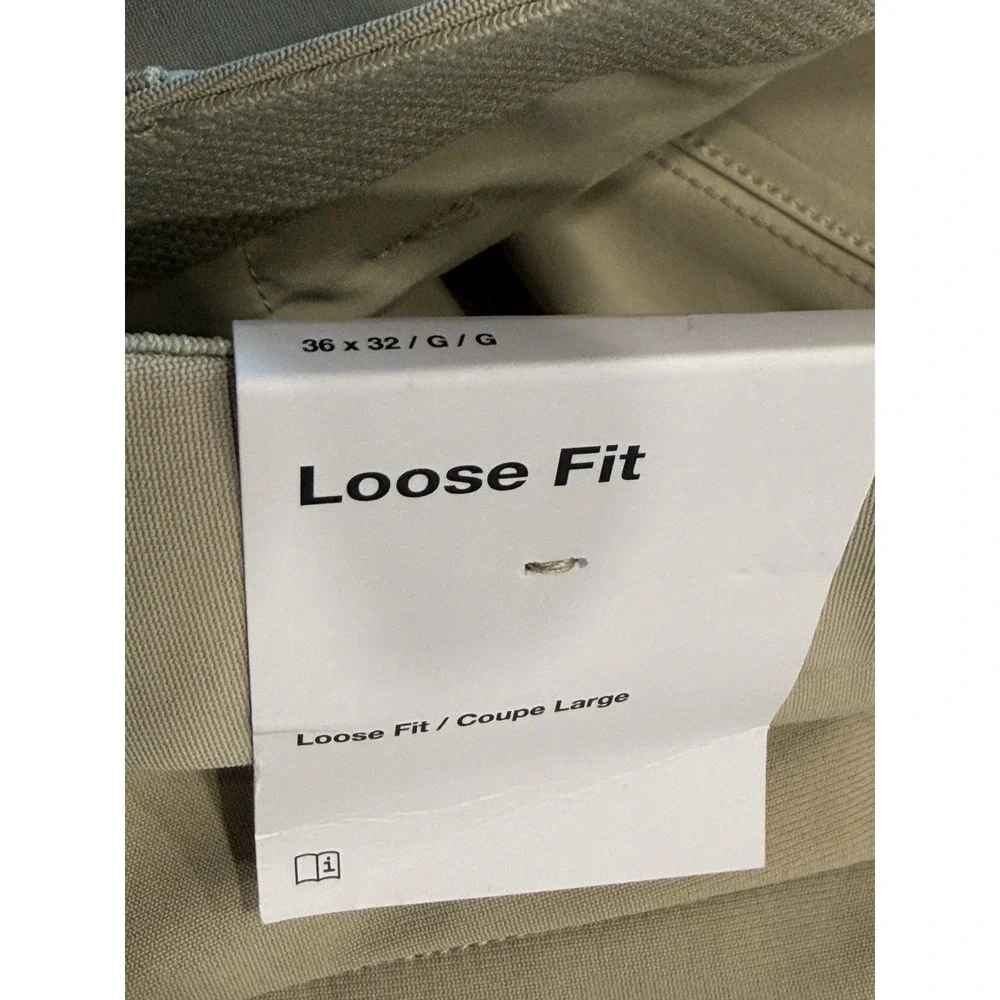 Nike 24.7 PerfectStretch Dri-FIT UV Utility Pants Khaki HV0377-253 36x32 NWT